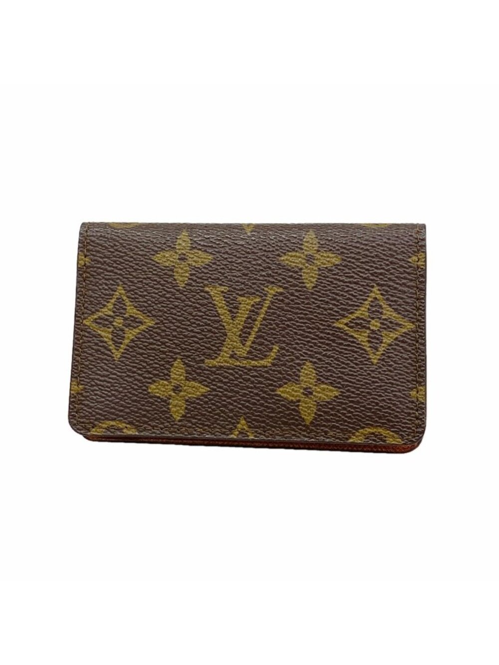 Louis Vuitton Card Case Monogram Pochette Carte de Visite Brown